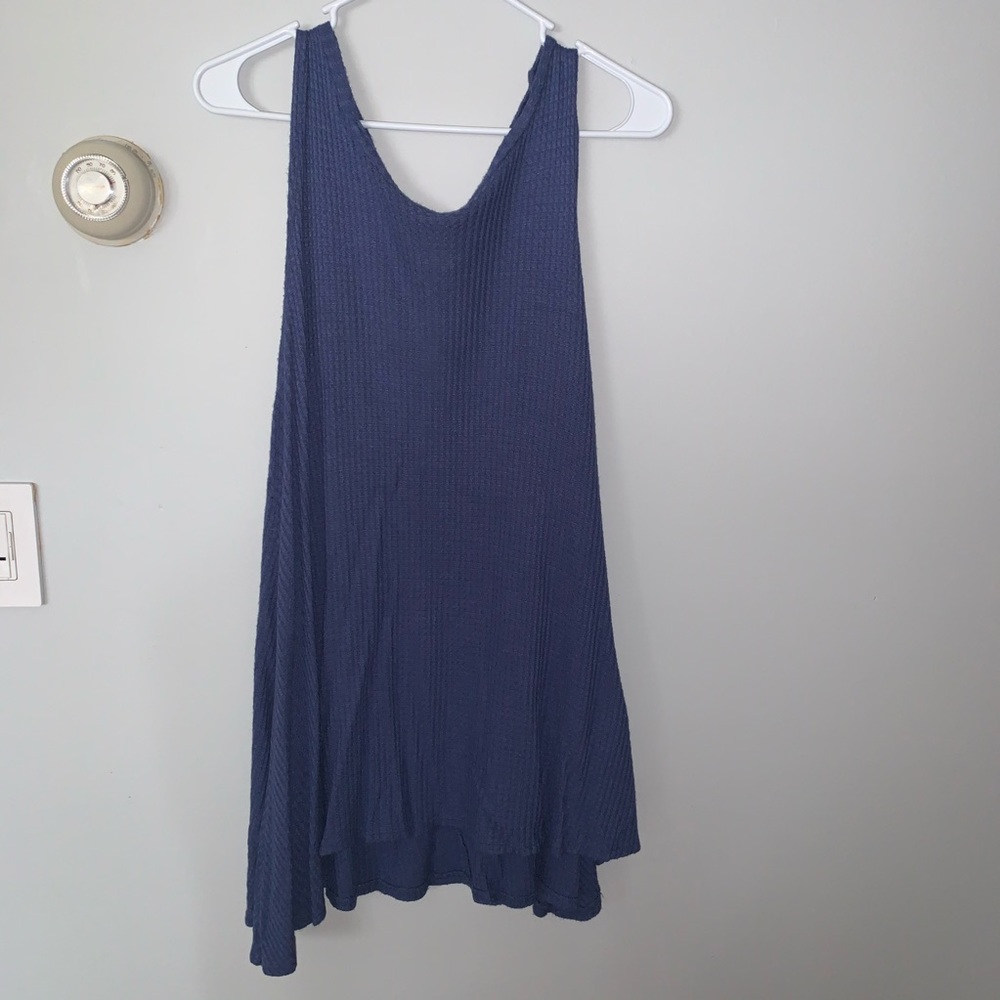 Blue dress (flowy/ comfy).